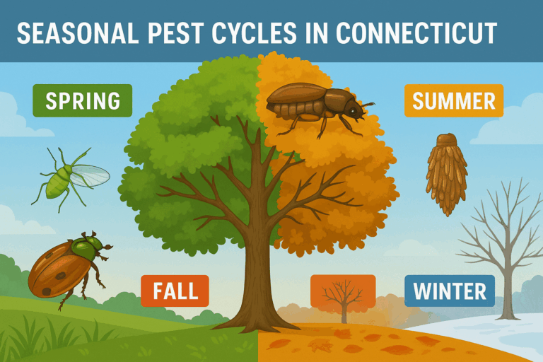 Seasonal Pest Cycles in Connecticut: What to Watch For